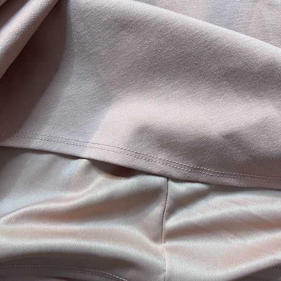 NWT Lulus Drinks On Me Mauve Pink Sleeveless Pleated Bodycon Dress Size Small - Picture 4 of 7